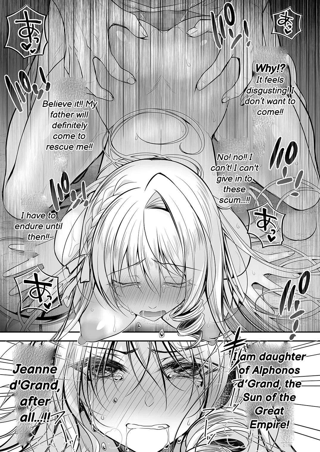 Hentai Manga Comic-Otherworld Gangrape 2 ~There is No Way A Dignified Princess Knight Succumbs to The Barbarian's Dick~-Read-30